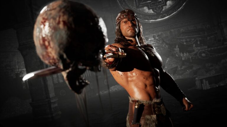 Показали геймплей за Конана-варвара в исполнении Шварценеггера в Mortal Kombat 1